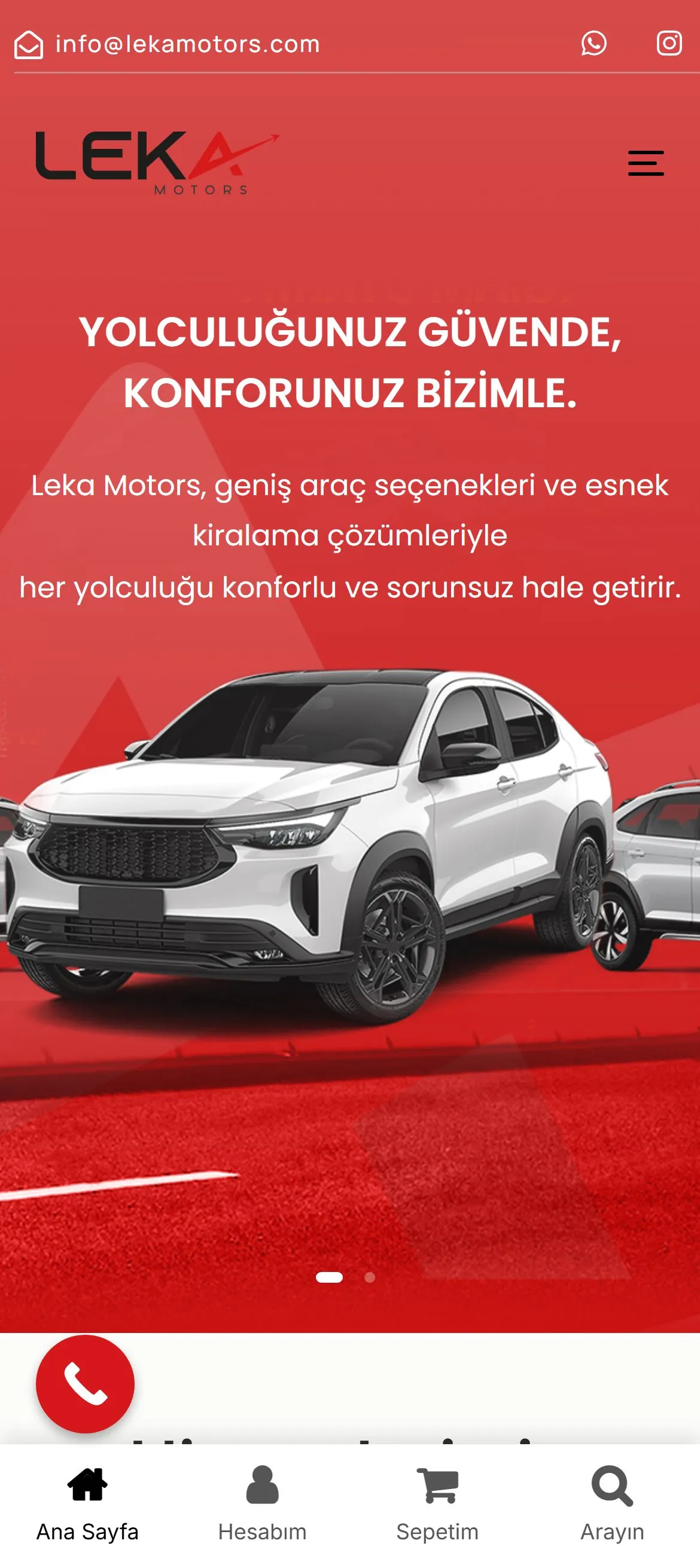Leka Motors Dijital Ekosistem Tasarımı